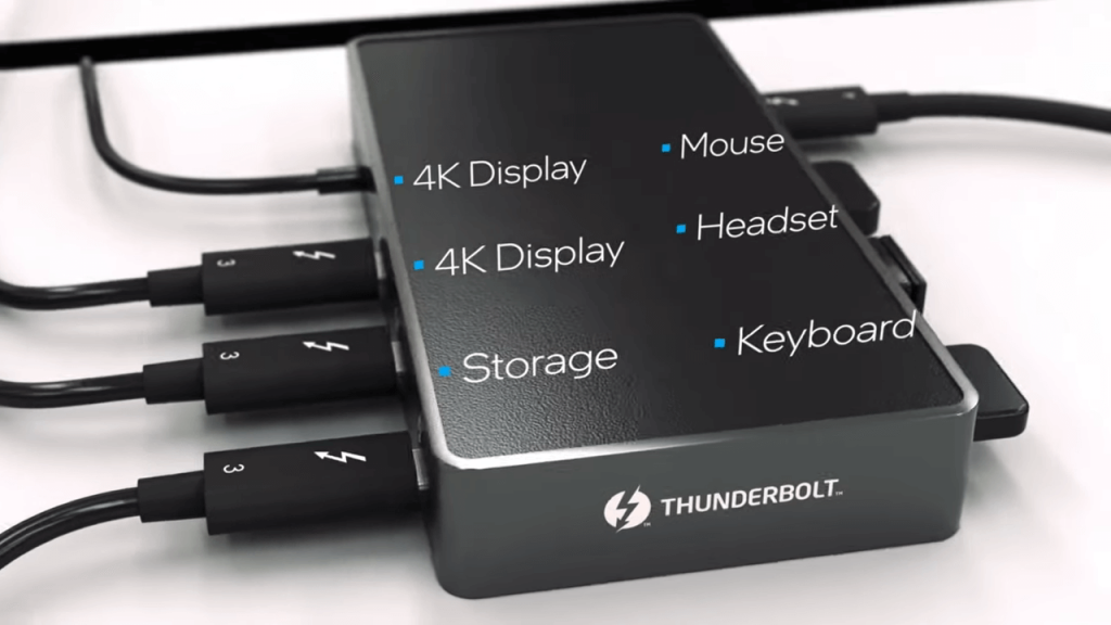 Thunderbolt подключение двух компьютеров